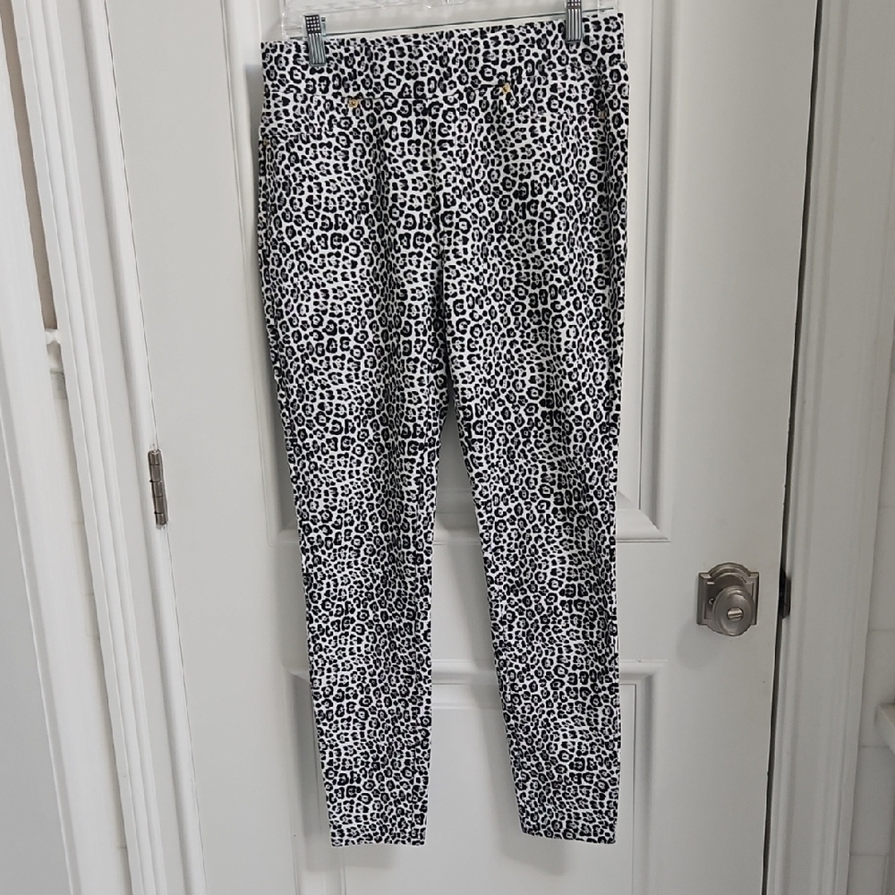 Leopard Print Stretch Pants